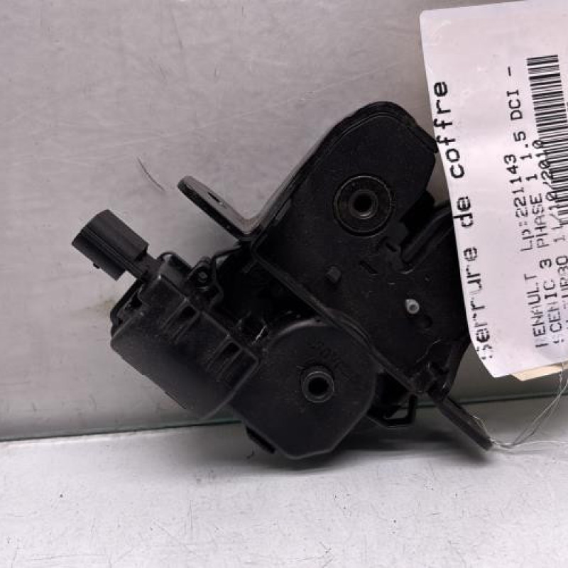 Serrure de coffre RENAULT SCENIC 3 Photo n°1