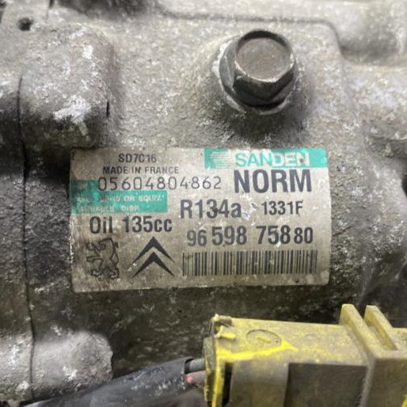 Compresseur clim CITROEN C4 PICASSO 1 Photo n°2