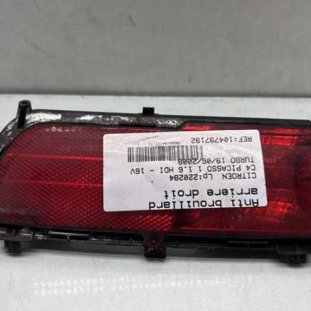 Anti brouillard arriere droit CITROEN C4 PICASSO 1 Photo n°1