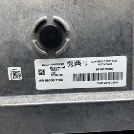 Calculateur moteur PEUGEOT 208 1