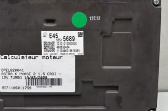 Calculateur moteur OPEL ASTRA K