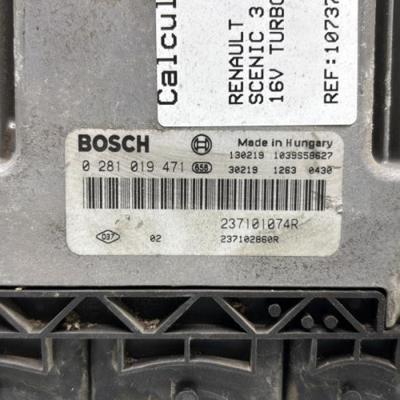 Calculateur moteur RENAULT SCENIC 3 Photo n°2