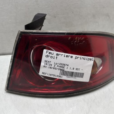 Feu arriere principal droit (feux) SEAT IBIZA 3 Photo n°1