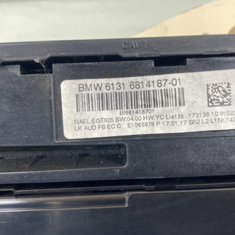 Commande chauffage BMW SERIE 1 F20 Photo n°3