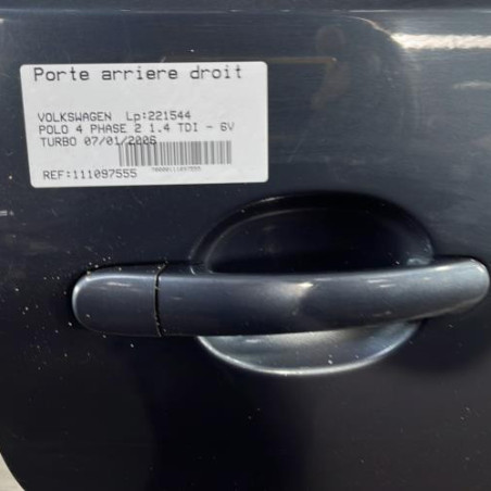 Porte arriere droit VOLKSWAGEN POLO 4