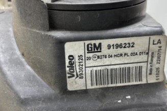 Optique avant principal droit (feux)(phare) OPEL CORSA C