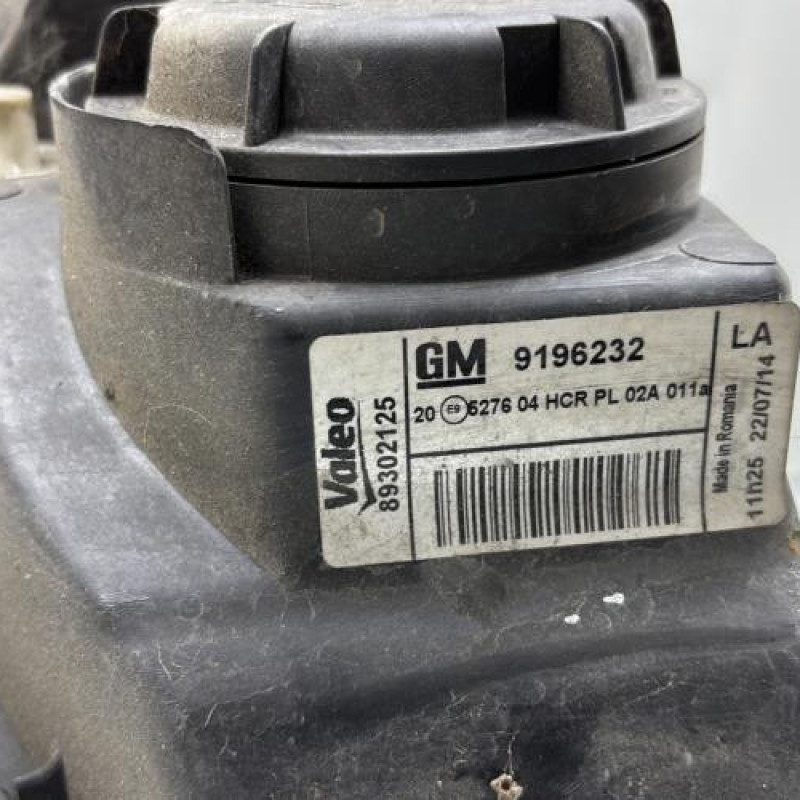 Optique avant principal droit (feux)(phare) OPEL CORSA C Photo n°9