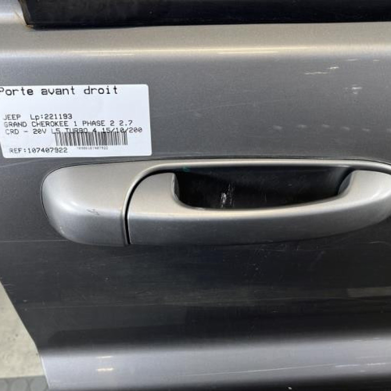 Porte avant droit JEEP GRAND CHEROKEE 1 Photo n°2