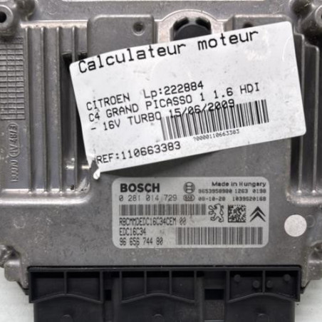 Calculateur moteur CITROEN C4 GRAND PICASSO 1 Photo n°1
