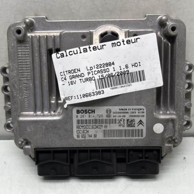 Calculateur moteur CITROEN C4 GRAND PICASSO 1 Photo n°3