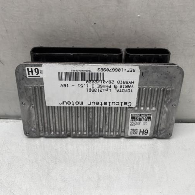 Calculateur moteur TOYOTA YARIS 3 Photo n°4