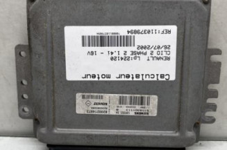 Calculateur moteur RENAULT CLIO 2 Photo n°1
