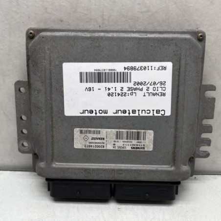 Calculateur moteur RENAULT CLIO 2 Photo n°1