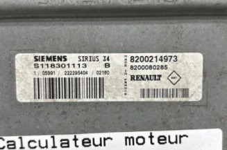 Calculateur moteur RENAULT CLIO 2
