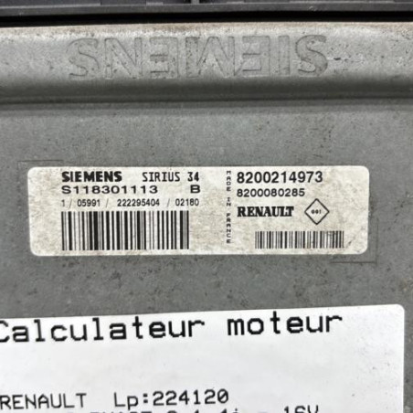 Calculateur moteur RENAULT CLIO 2