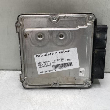 Calculateur moteur VOLKSWAGEN GOLF 6 Photo n°1