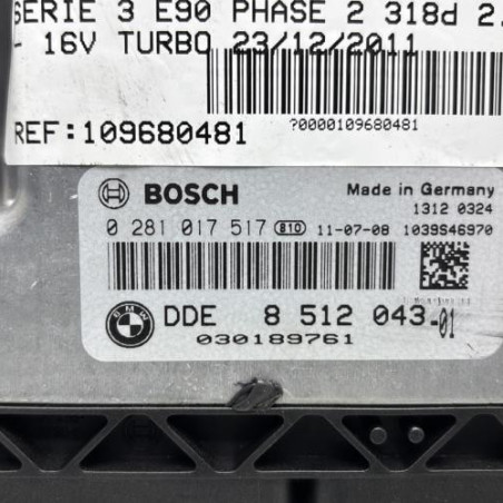 Calculateur moteur BMW SERIE 3 E90