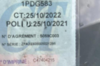 Serrure avant gauche FIAT DOBLO 1