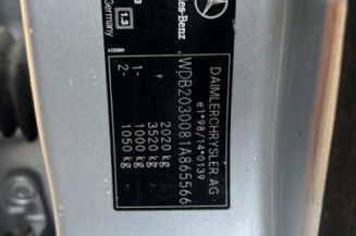 Pare choc arriere MERCEDES CLASSE C 203