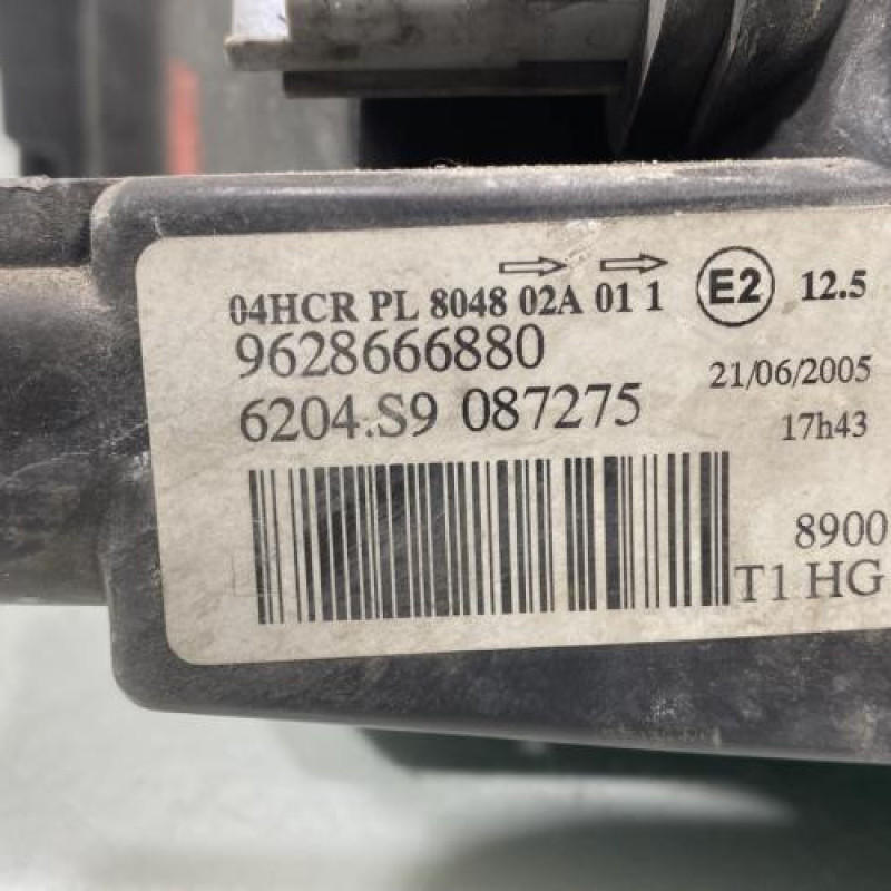 Optique avant principal gauche (feux)(phare) PEUGEOT 206 Photo n°4