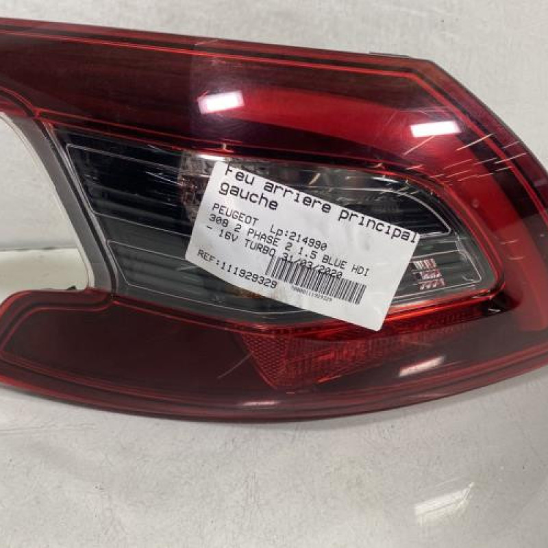 Feu arriere principal gauche (feux) PEUGEOT 308 2 Photo n°1