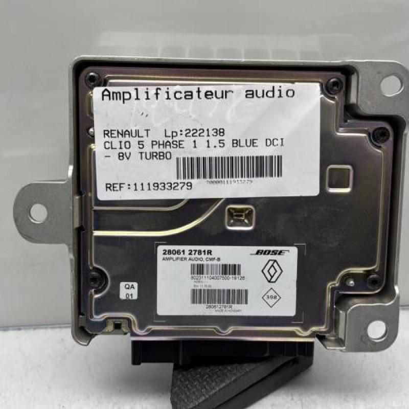 Amplificateur audio RENAULT CLIO 5 Photo n°4