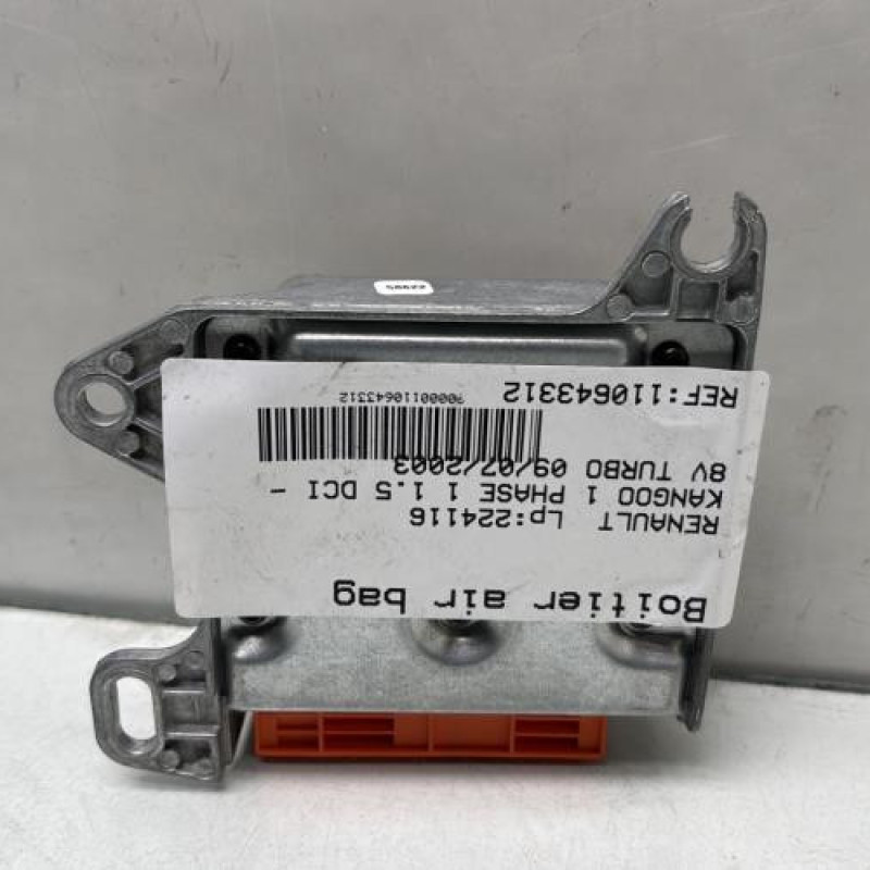 Boitier air bag RENAULT KANGOO 1 Photo n°4