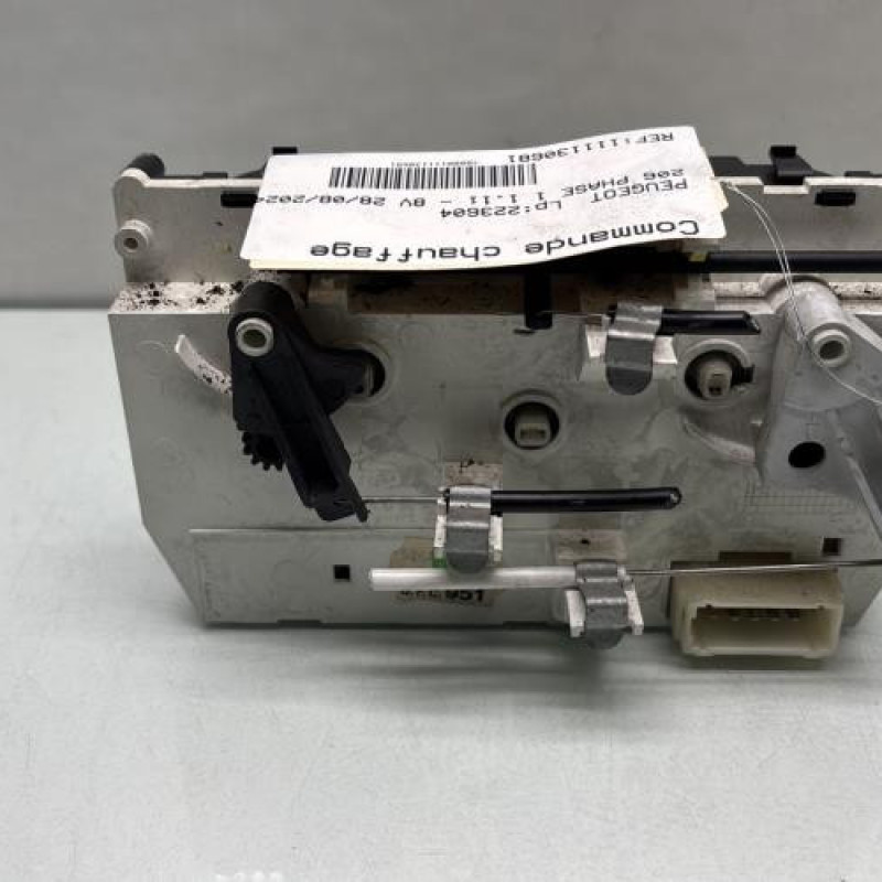 Commande chauffage PEUGEOT 206 Photo n°2