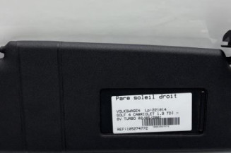 Pare soleil droit VOLKSWAGEN GOLF 4 Photo n°1