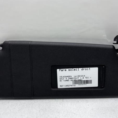 Pare soleil droit VOLKSWAGEN GOLF 4 Photo n°1