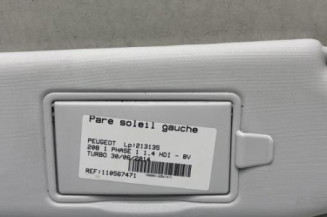 Pare soleil gauche PEUGEOT 208 1 Photo n°1