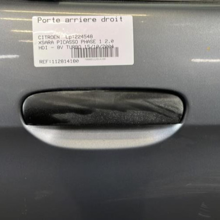 Porte arriere droit CITROEN XSARA PICASSO