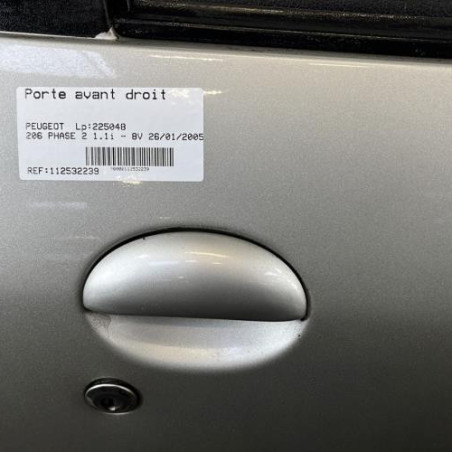 Porte avant droit PEUGEOT 206