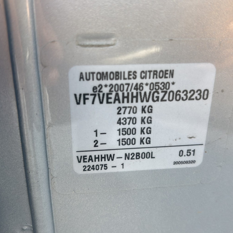 CITROEN SPACE TOURER XS PHASE 1 2.0 BLUE HDI - 16V TURBO Photo n°24