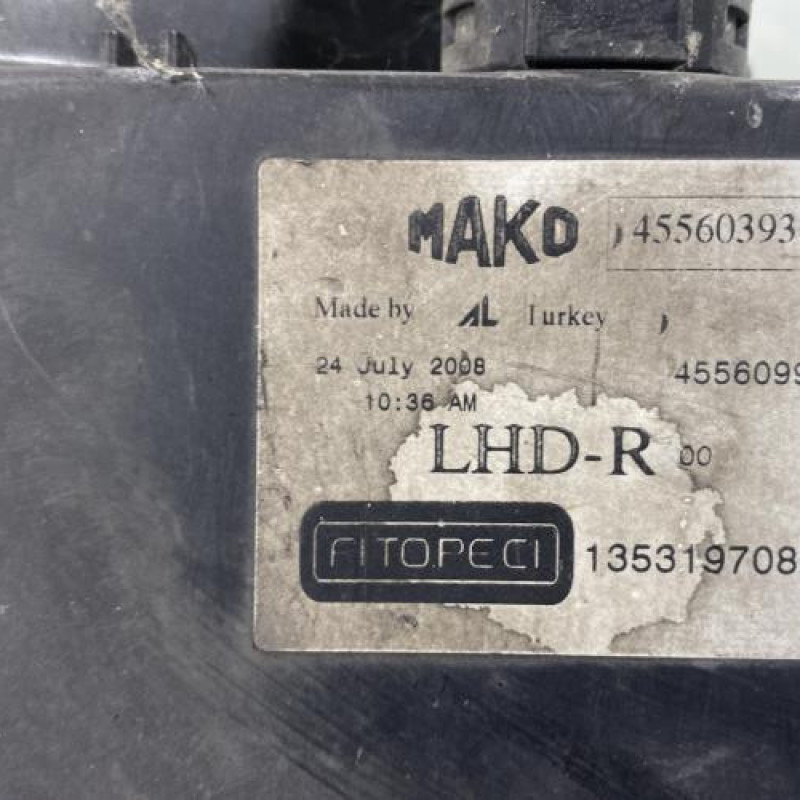 Optique avant principal droit (feux)(phare) PEUGEOT BIPPER Photo n°3