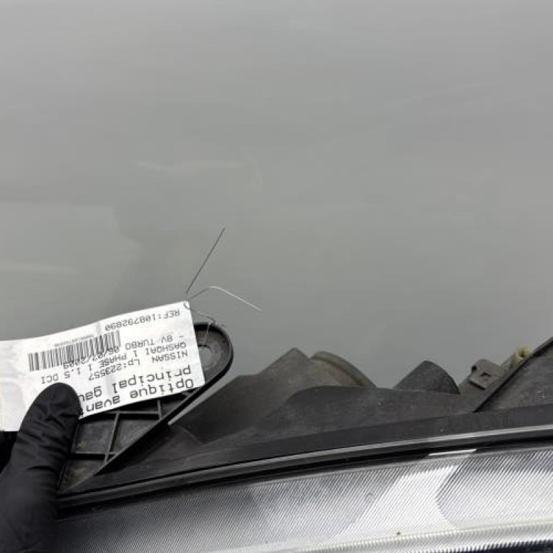 Optique avant principal gauche (feux)(phare) NISSAN QASHQAI 1 Photo n°4