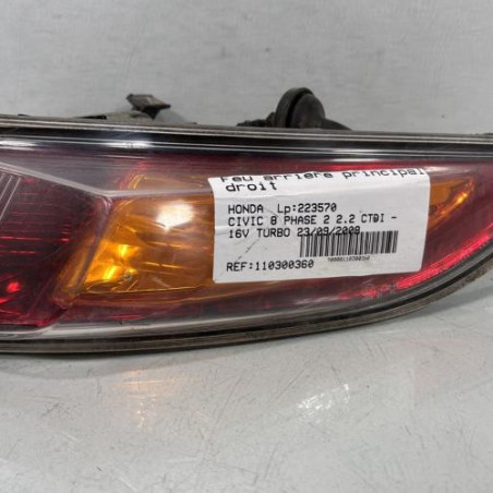 Feu arriere principal droit (feux) HONDA CIVIC 8 Photo n°1