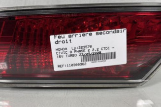 Feu arriere secondaire droit (feux) HONDA CIVIC 8 Photo n°1