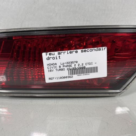 Feu arriere secondaire droit (feux) HONDA CIVIC 8 Photo n°1
