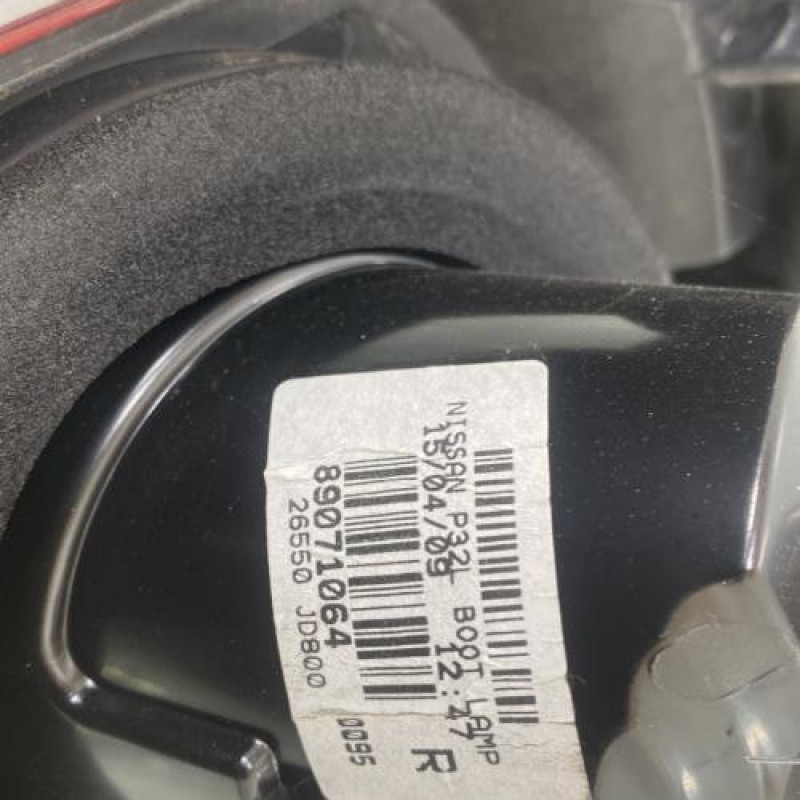 Feu arriere secondaire droit (feux) NISSAN QASHQAI 1 Photo n°3