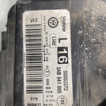 Optique avant principal gauche (feux)(phare) VOLKSWAGEN PASSAT 6