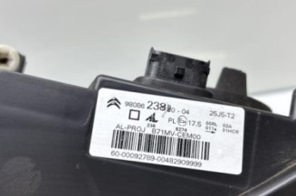 Optique avant principal gauche (feux)(phare) CITROEN C4 2