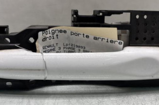 Poignee porte arriere droit RENAULT MEGANE 3 Photo n°1