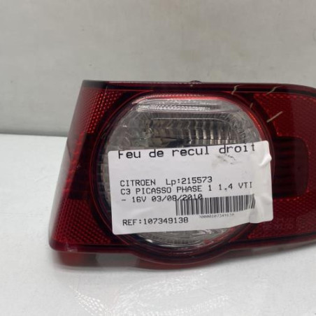 Feu de recul droit CITROEN C3 PICASSO Photo n°1