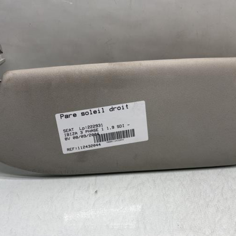 Pare soleil droit SEAT IBIZA 3 Photo n°3