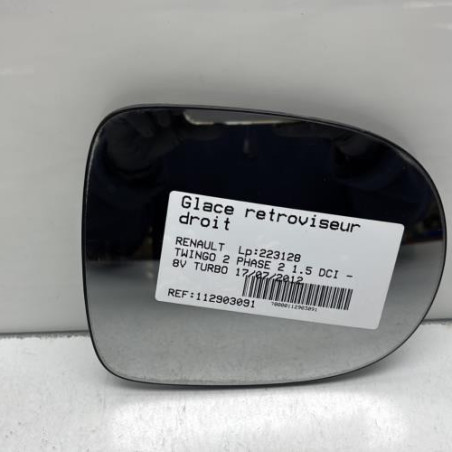 Glace retroviseur droit RENAULT TWINGO 2 Photo n°1