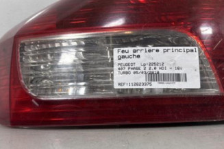 Feu arriere principal gauche (feux) PEUGEOT 407 Photo n°1