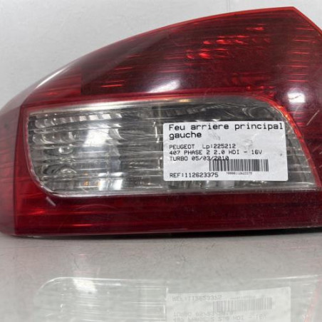 Feu arriere principal gauche (feux) PEUGEOT 407 Photo n°1