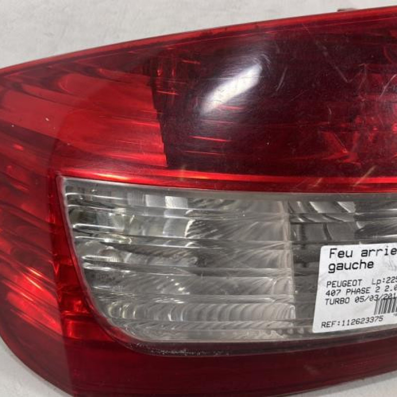 Feu arriere principal gauche (feux) PEUGEOT 407 Photo n°3