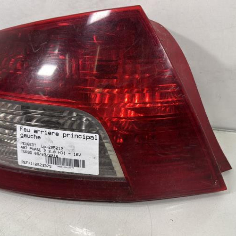 Feu arriere principal gauche (feux) PEUGEOT 407 Photo n°4